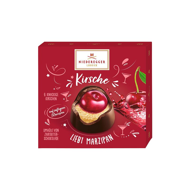 Niederegger Kirsebær i Marsipan 108g