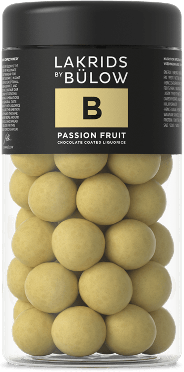  B Regular  Sjokolade og Pasjonsfrukt Lakrids By Johan Bûlow