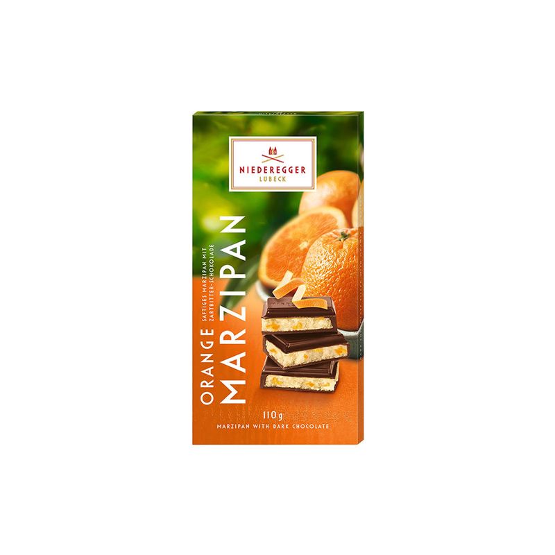 Niederegger Marsipanplate appelsin 100g