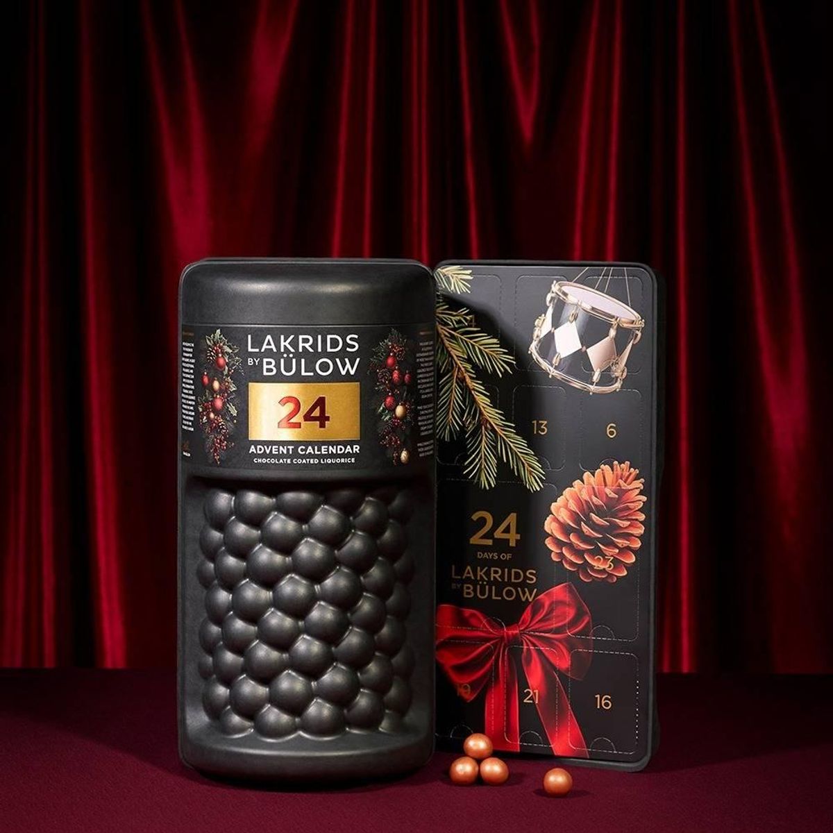  Lakris Julekalender Jar 690 gr + gratis liten Classic boks