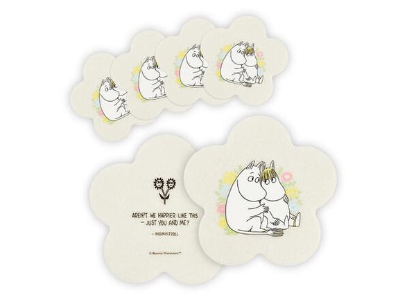 Hovedbilde Glassbrikker - Blomster 4 pk