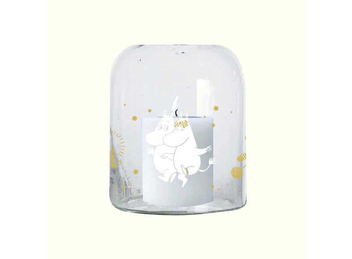 Mummi Glasslykt - Sparkling stars 18 cm